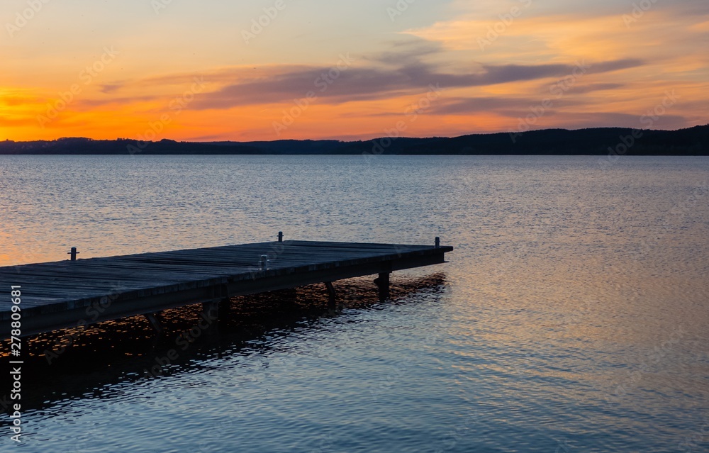 Fototapeta premium Abends am See