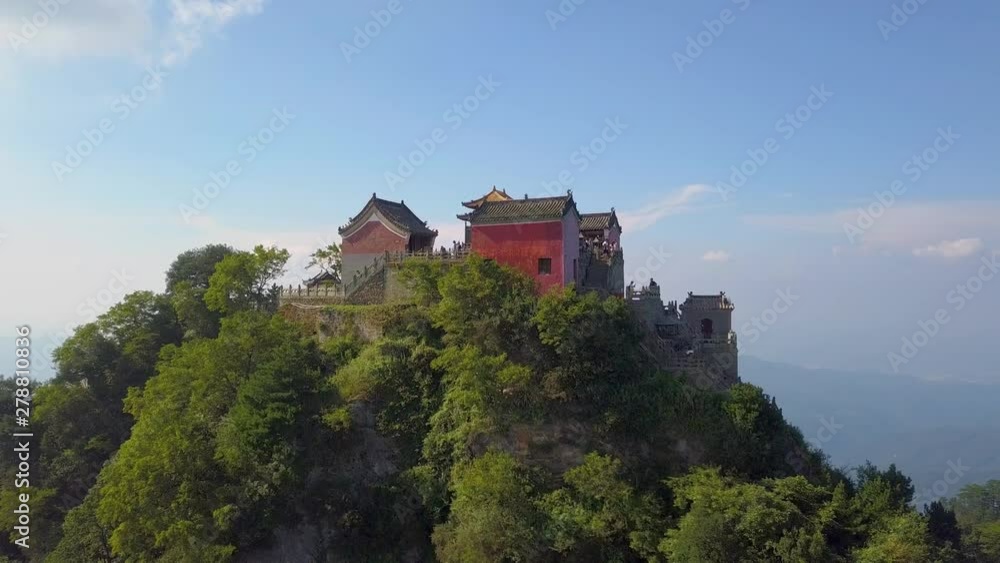 The Golden Palace is the integration of intelligence and creativity, and also the display of art and beauty. Its located on the top of Golden Summit. Wudang Mountain, Hubei province, China. The Golden Palace is the integration of intelligence and creativity, and also the display of art and beauty. Its located on the top of Golden Summit. Wudang Mountain, Hubei province, China.