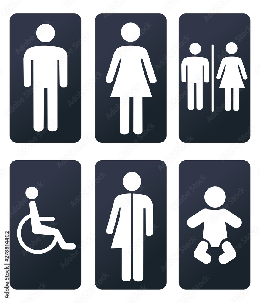 toilet restroom icon symbol vector toilet restroom icon symbol vector