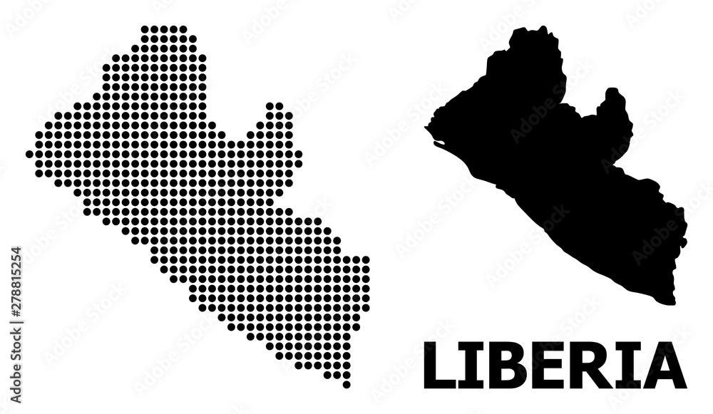 Pixel Pattern Map of Liberia