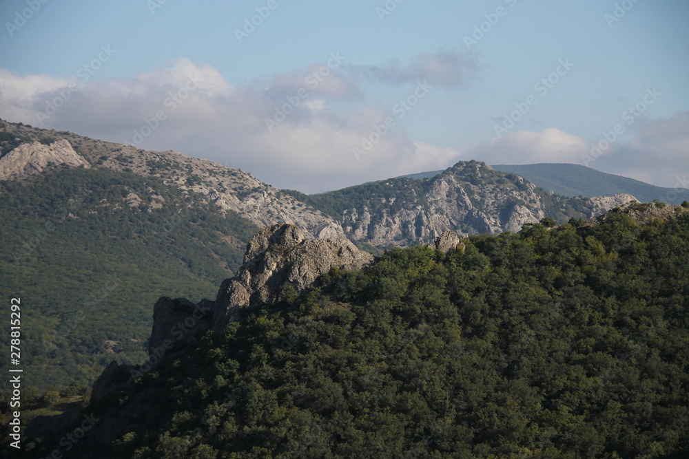 view of mountains