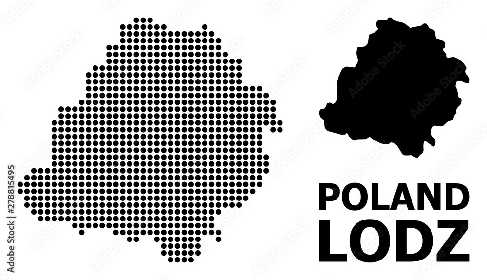 Pixel Pattern Map of Lodz Province