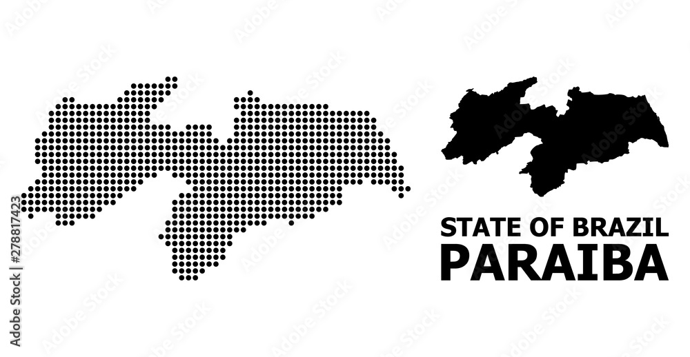 Pixel Pattern Map of Paraiba State