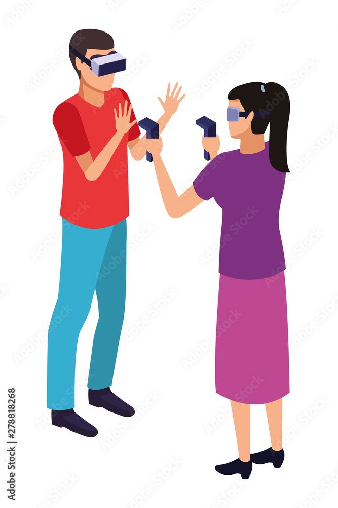 virtual reality technology experience cartoon virtual reality technology experience cartoon