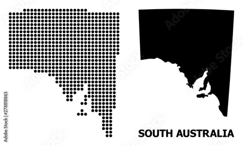 Pixelated Mosaic Map of South Australia