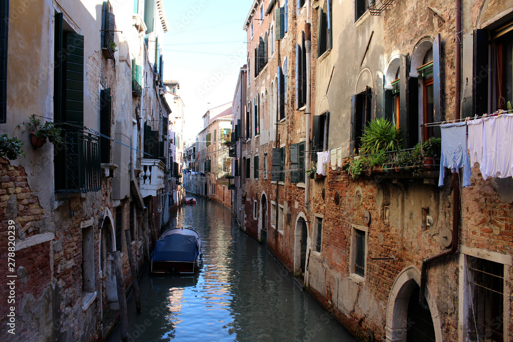 a canal in Venice, Italy