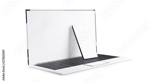 laptop computer and cell ph...