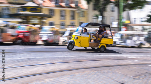 Fast Tuk Tuk in Lisbon, Europe