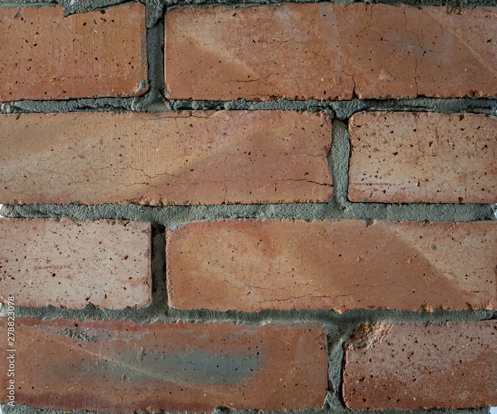 Fragment of a brick wall. Construction. Texture. Fragment of a brick wall. Construction. Texture.