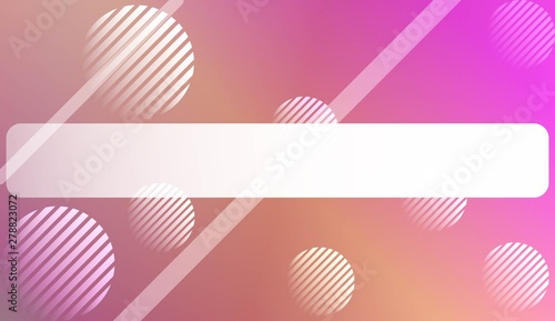 Hologram Gradient Background with Line, Circle. For Your Design Wallpapers Presentation. Vector Illustration.