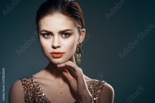 beautiful woman charm studio model