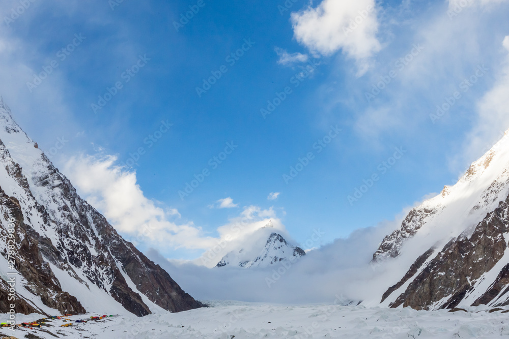 K2 mountain peak, second highest mountain in the world, K2 trek, Pakistan, Asia