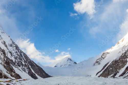 K2 mountain peak, second highest mountain in the world, K2 trek, Pakistan, Asia © marabelo