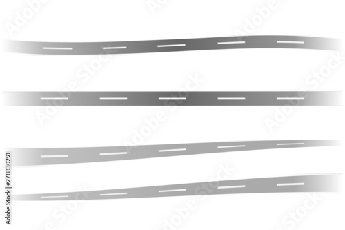 Moderner Teiler für Transport im grauem Straßen Design