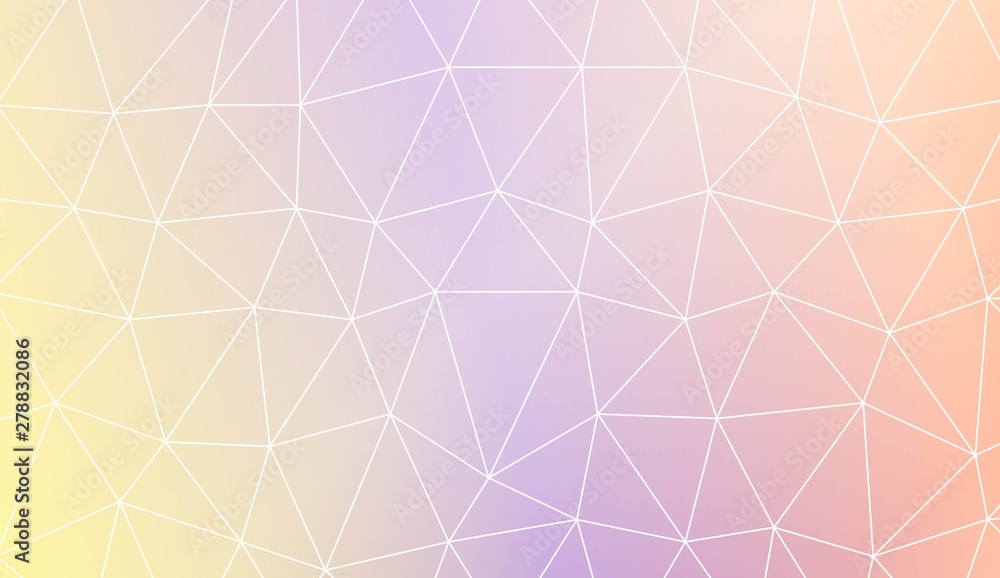 Decorative background with triangles. Decorative design For interior wallpaper, smart design, fashion print. Vector illustration. Abstract Gradient Soft Colorful Background.