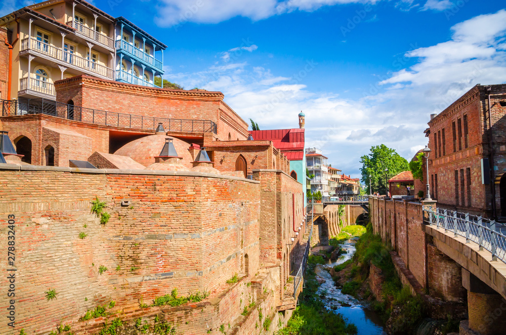 Historical center of old Tbilisi, Georgia