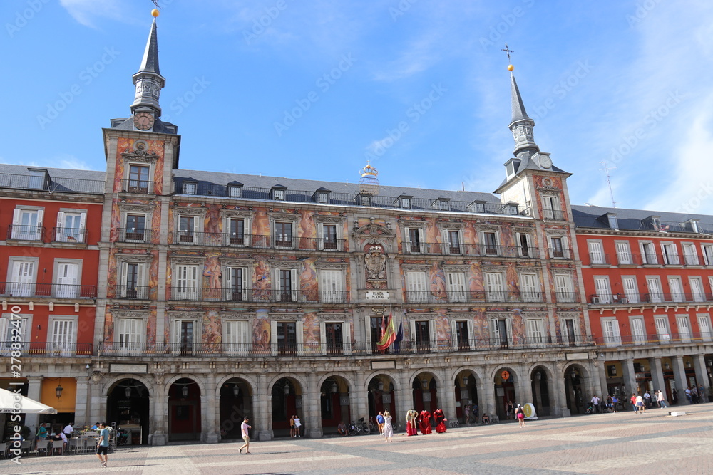 Place royale à Madrid, Espagne	