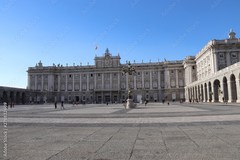 Palais royal à Madrid, Espagne