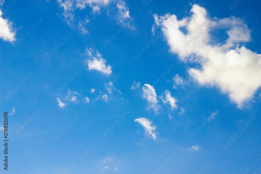 blue sky with white clouds