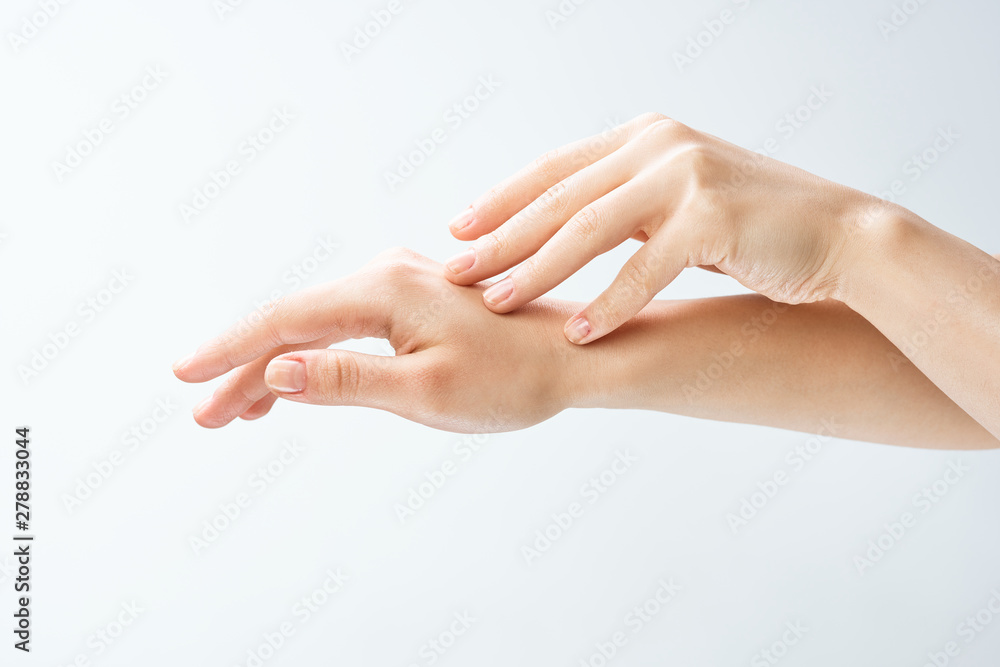 woman hands with manicure