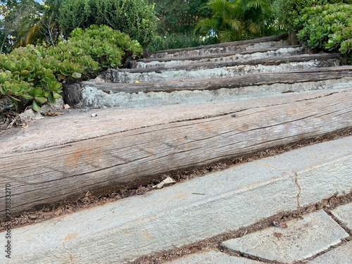 Wooden stair