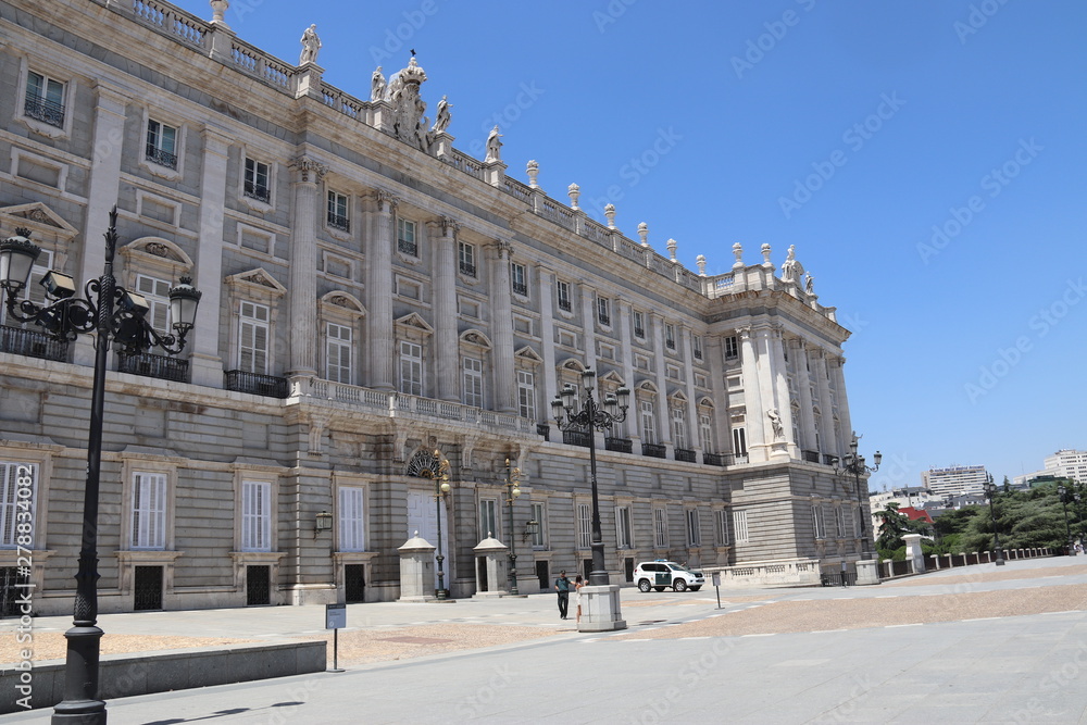 Palais royal à Madrid, Espagne	