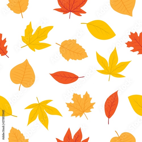 Cute autumn seamless pattern