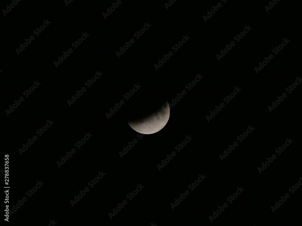 Lunar Eclipse. View of the moon. Lunar Eclipse. View of the moon.