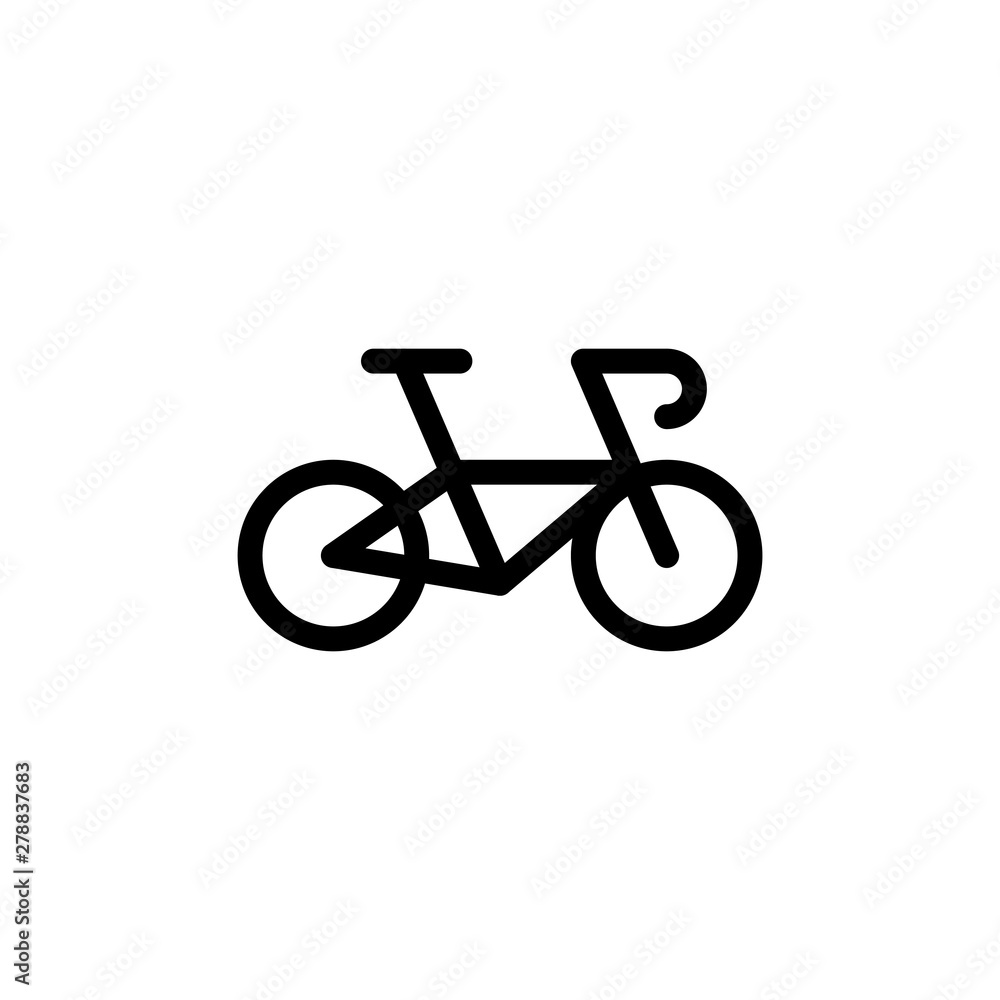 flat line bicycle icon symbol sign, logo template, vector, eps 10 flat line bicycle icon symbol sign, logo template, vector, eps 10
