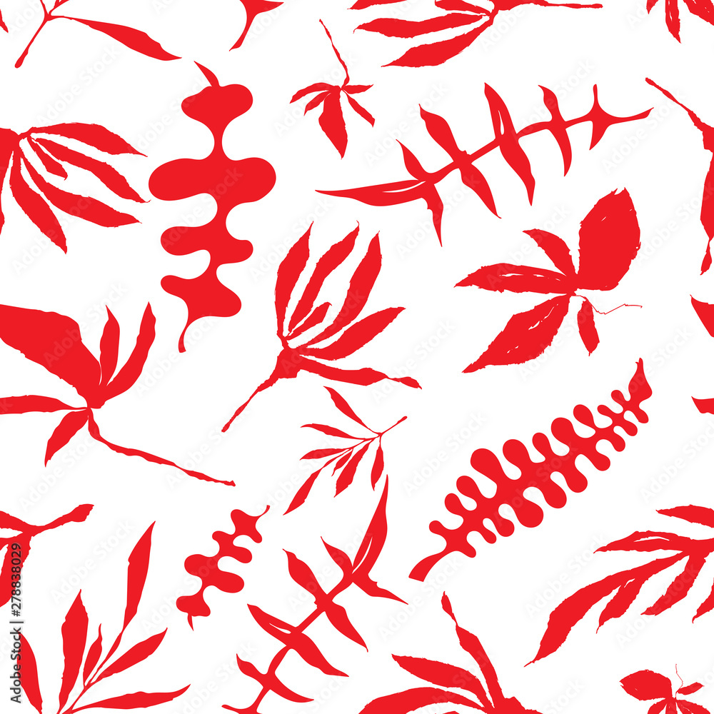 Floral foliage seamless pattern Floral foliage seamless pattern
