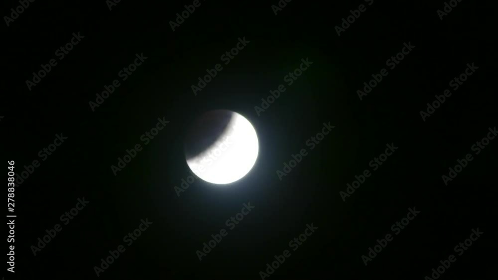 Lunar Eclipse. View of the moon. Lunar Eclipse. View of the moon.