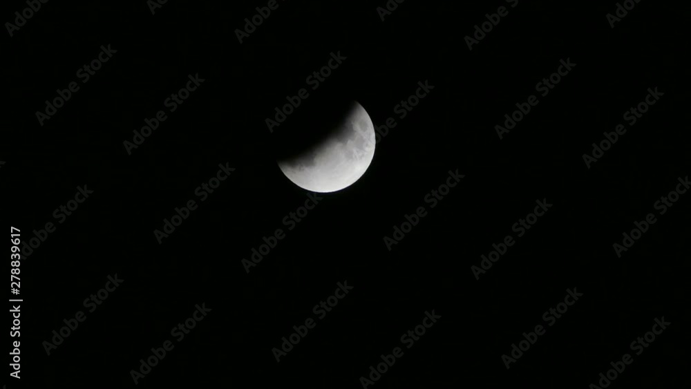 Lunar Eclipse. View of the moon. Lunar Eclipse. View of the moon.