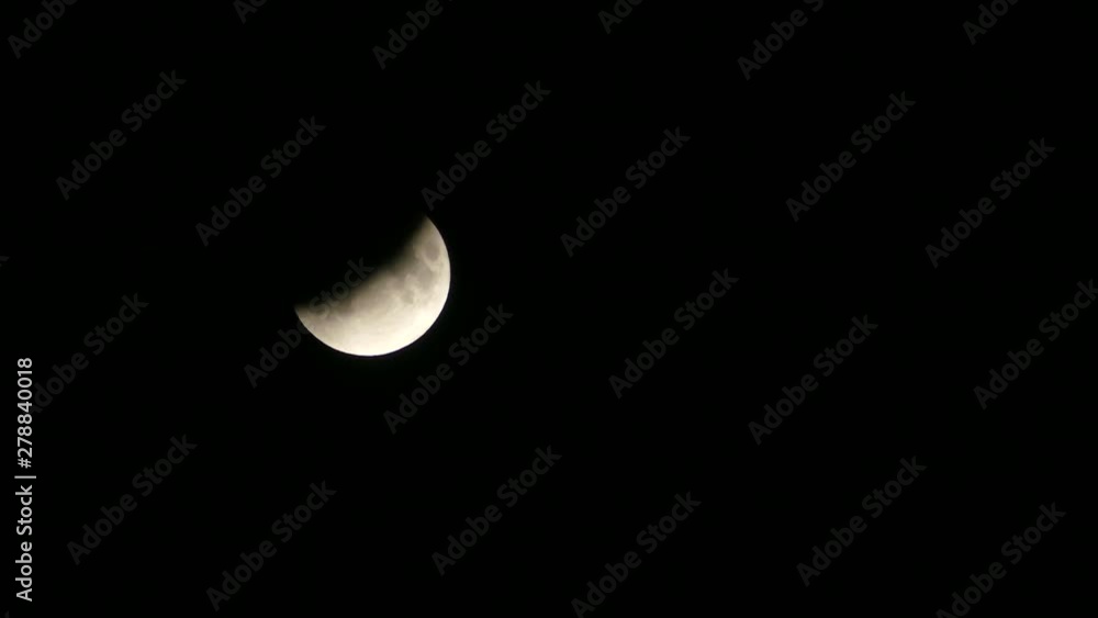 Lunar Eclipse. View of the moon. Lunar Eclipse. View of the moon.
