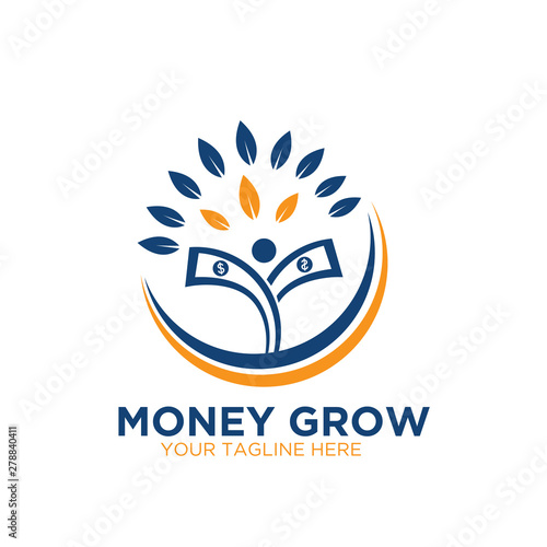 business grow success logo designs
