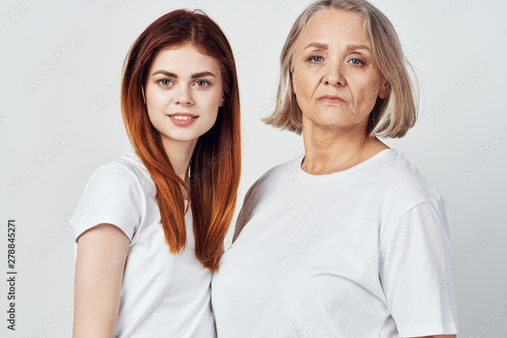 portrait of two women portrait of two women