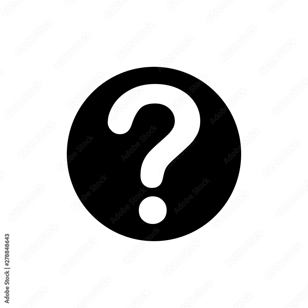 Question Mark icon vector symbol illustration Question Mark icon vector symbol illustration