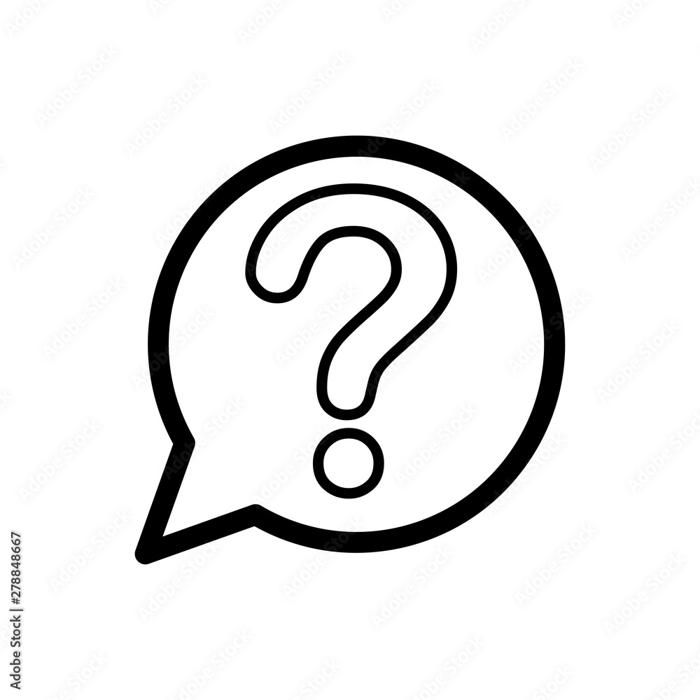 Question Mark icon vector symbol illustration Question Mark icon vector symbol illustration