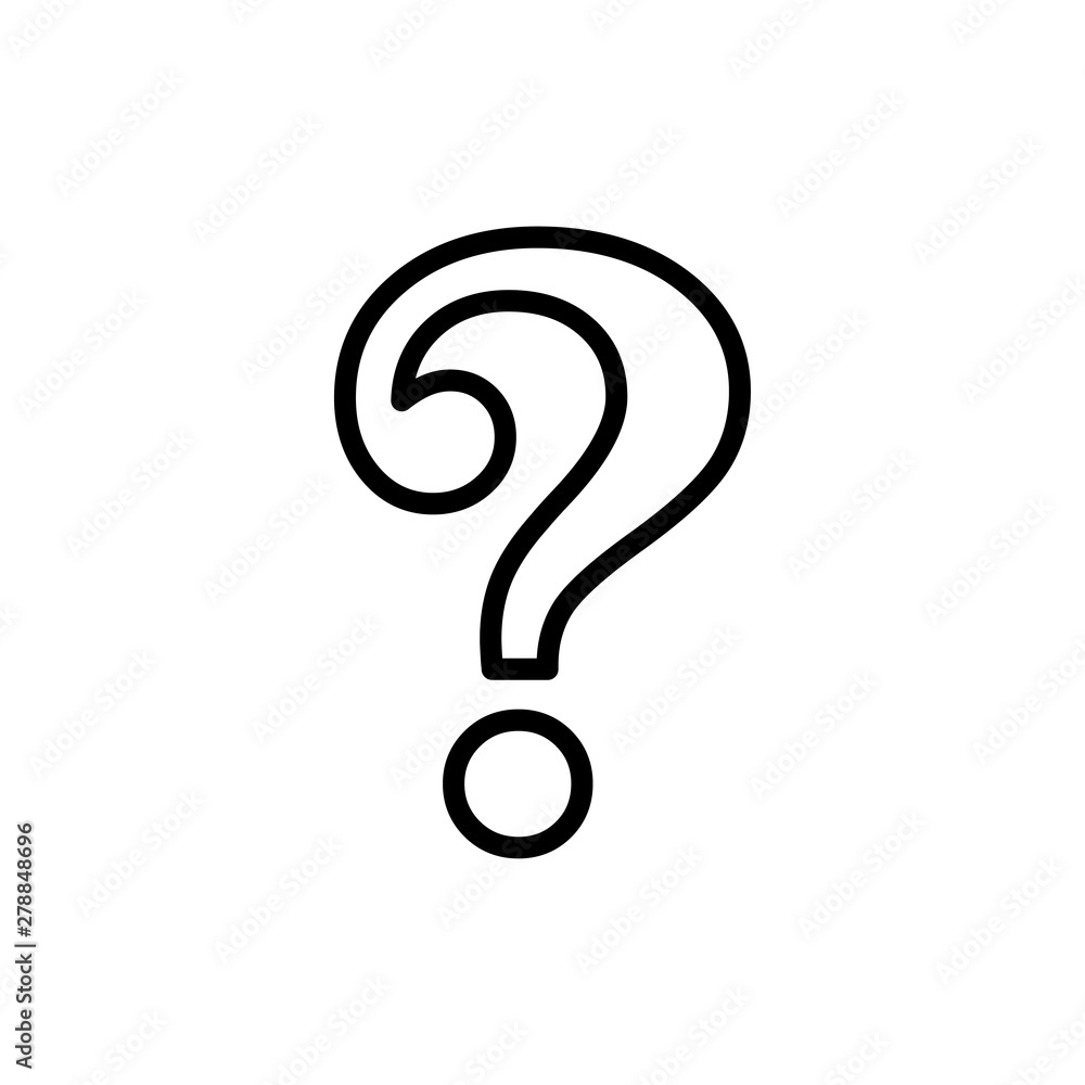 Question Mark icon vector symbol illustration Question Mark icon vector symbol illustration