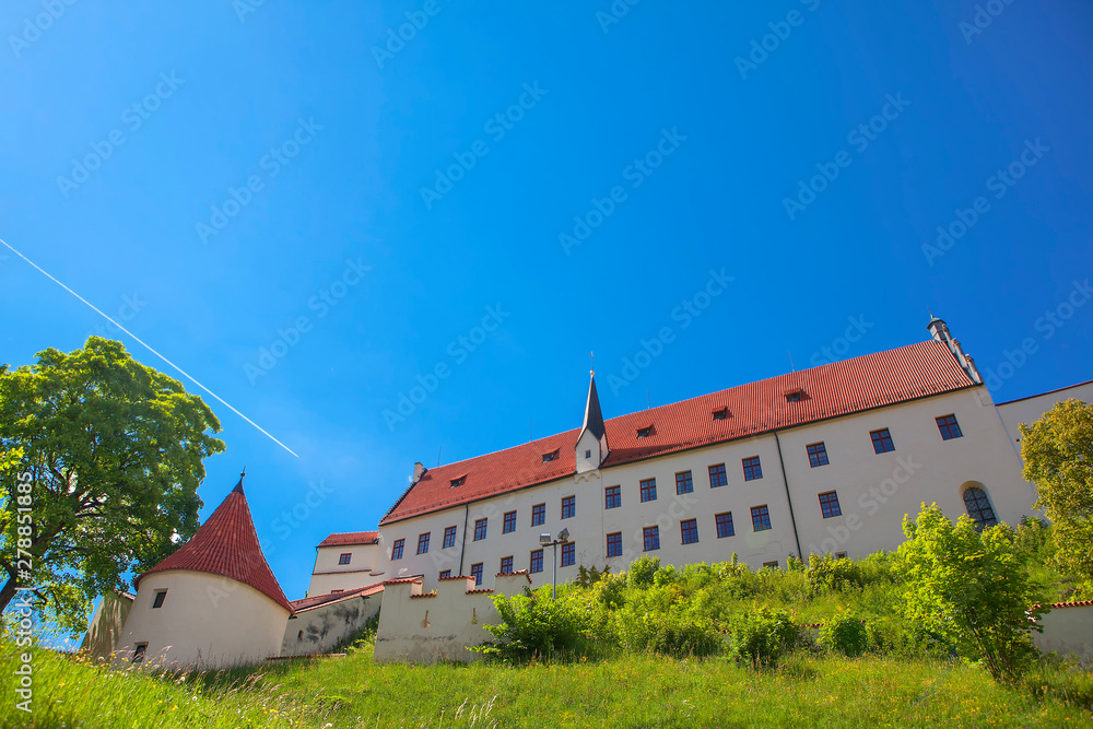 Benedictine monastery of St. Mang in Fussen town 