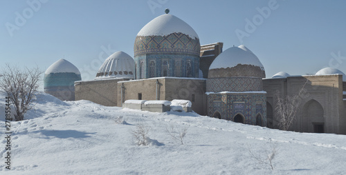 Shokhi Zinda in winter. photo