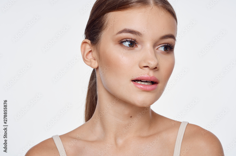 beautiful woman bare shoulders health spa treatments beautiful woman bare shoulders health spa treatments
