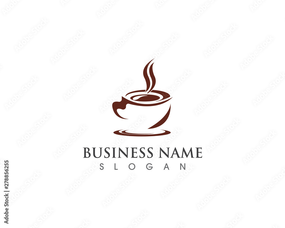 Coffee Cup drink logo and vector icon design illustration Coffee Cup drink logo and vector icon design illustration