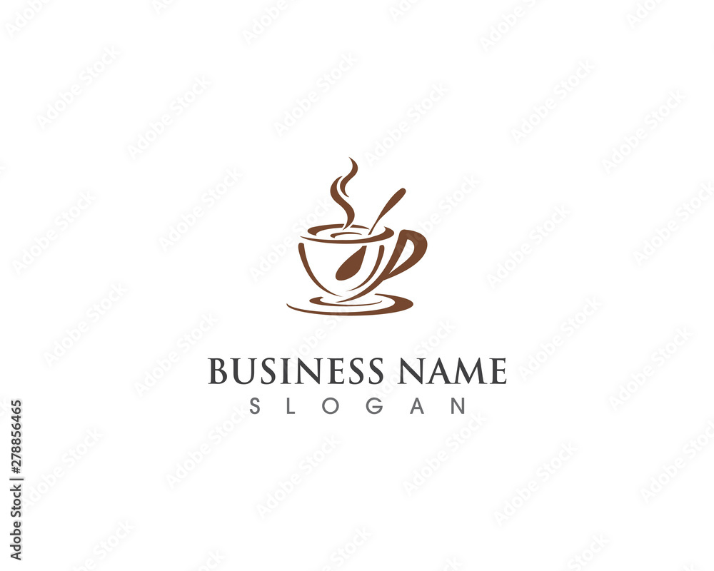 Coffee Cup drink logo and vector icon design illustration Coffee Cup drink logo and vector icon design illustration