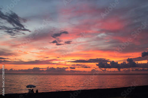 Summer evening on the Black sea