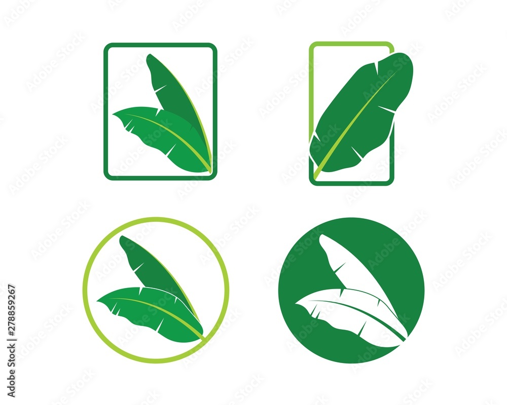 banana leaves element vector icon illustration banana leaves element vector icon illustration