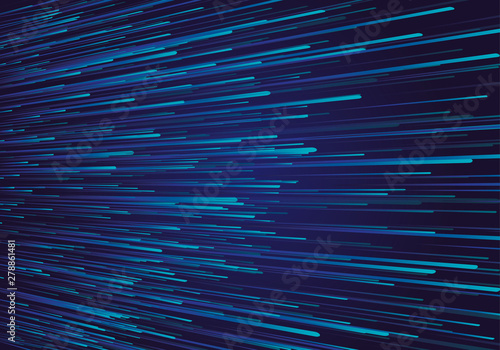 Lines composed of glowing backgrounds, Abstract light speed background. Data flow tunnel. Explosion radial background. Vector illustration