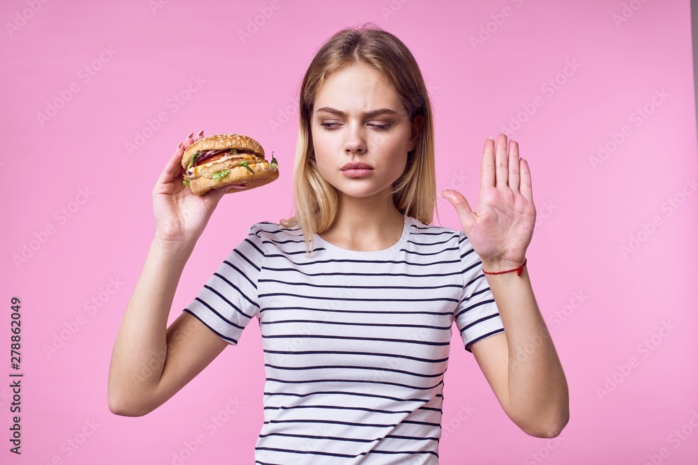 woman with cake