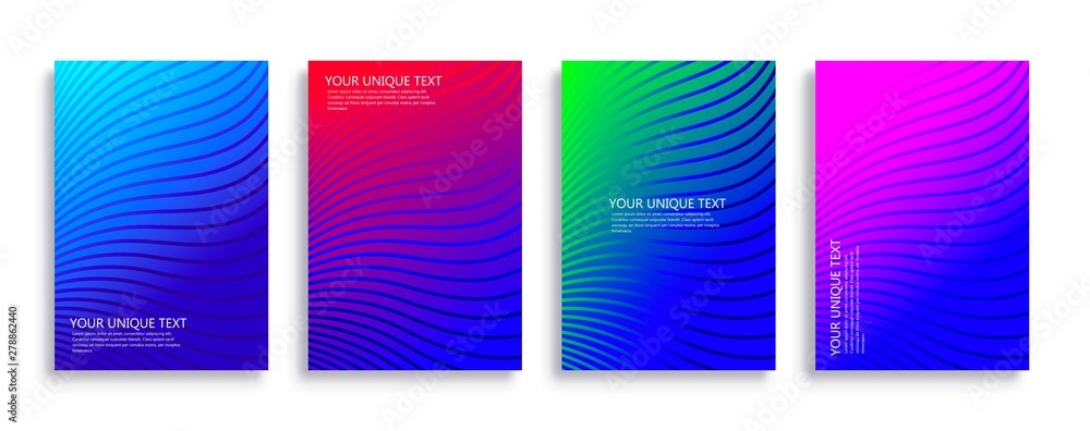 modern template for web. simple gradient. color background