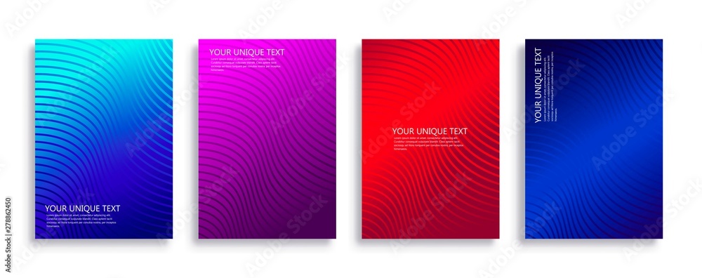 modern template for web. simple gradient. color background