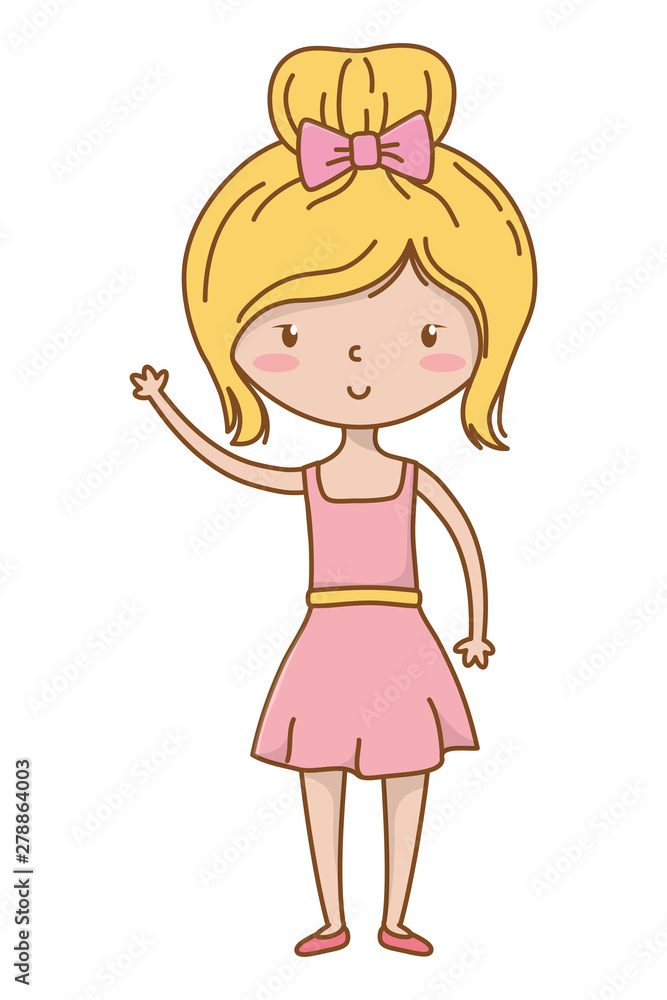 Teenager girl cartoon design vector illustrator Teenager girl cartoon design vector illustrator